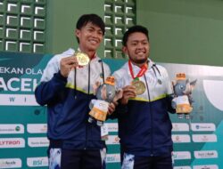 Balas Kekalahan di Penyisihan, Fernando Sanger-Tio Juliandi Persembahkan Emas PON Ganda Putra Soft Tennis untuk Jabar