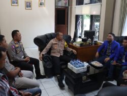 Jalin Silaturahmi, Wakapolres Majalengka Sambut Kunjungan Pengurus DPD KNPI Kabupaten Majalengka di Mapolres Majalengka