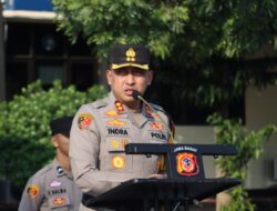 Kapolres Majalengka Pimpin Upacara Kenaikan Pangkat Pengabdian Personel Polres Majalengka