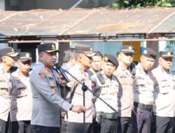 Kapolres Majalengka Pimpin Apel Kesiapan Pengamanan Unjuk Rasa DPC LSM LIDIK