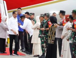 Pangdam IM Sambut Kedatangan Presiden RI di Prov. Aceh.
