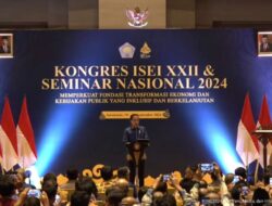 Kongres Ikatan Sarjana Ekonomi Indonesia ke-XXII dan Seminar Nasional 2024 di Kota Surakarta, Secara Resmi Dibuka oleh Presiden Joko Widodo.