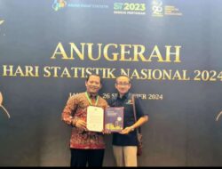 Kabupaten Majalengka Raih Anugrah Statistik dari BPS Pusat.
