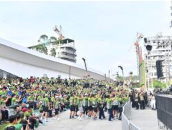 Ribuan Peserta dari Berbagai Daerah ikuti Nusantara TNI Fun Run 2024 di IKN.