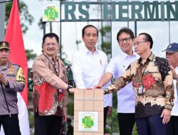 Presiden Joko Widodo, Resmikan Rumah Sakit Hermina Nusantara di Ibu Kota Nusantara.