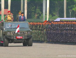 HUT TNI Ke-79, Momen Terakhir Presiden Jokowi Cek Kesiapan Prajurit
