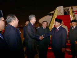 Presiden Prabowo Subianto Tiba di Beijing Capital International Airport, Beijing, Republik Rakyat Tiongkok (RRT).