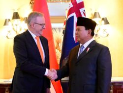Presiden Prabowo Subianto Menerima Kunjungan Perdana Menteri Australia di Peru.