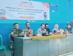 Kapolsek Cikijing Hadiri Pelantikan dan Pengambilan Sumpah PTPS Se-Kecamatan Cikijing Pada Pilkada Serentak 2024