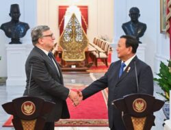 Presiden Prabowo Subianto Menerima Kunjungan Ketua Dewan GAVI dan CEO GAVI di Istana Merdeka Jakarta.