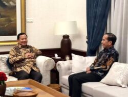 Presiden Prabowo Subianto Bertemu dengan Joko Widodo di kediamannya di Kertanegara Jakarta