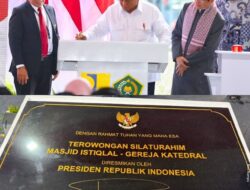 Presiden Prabowo Subianto, Resmikan Terowongan Silaturahim Masjid Istiqlal–Gereja Katedral.