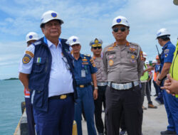Wamenhub-Kakorlantas Polri Cek Kesiapan Pelabuhan di Lampung Jelang Nataru