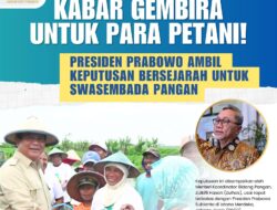 Presiden Prabowo Ambil Keputusan Bersejarah untuk Swasembada Pangan