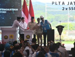 Presiden Prabowo Subianto Resmikan 26 Infrastruktur Kelistrikan se-Indonesia di Waduk Jatigede