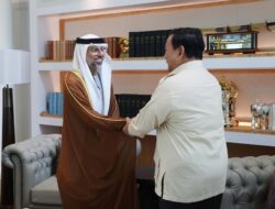 Presiden Prabowo Subianto, Menerima Menteri Energi dan Infrastruktur Persatuan Emirat Arab di Kertanegara Jakarta.