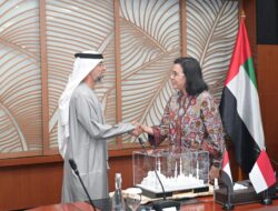 Menkeu Sri Mulyani Indrawati Menerima kunjungan Menteri Energi dan Infrastruktur Uni Emirat Arab
