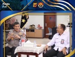 Wakapolda Aceh Terima Audiensi Kepala Kantor Wilayah Direktorat Jendyal Kemasyarakatan Aceh