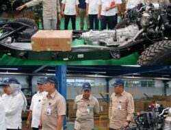 Kepala Staf Kepresidenan, Laksanakan Kunjungan di Fasilitas Produksi Kendaraan Maung di Bekasi.