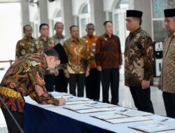 Lantik Pejabat Pimpinan Tinggi Pratama, Sesmenko Polkam Tekankan Pentingnya Peran Kemenko Polkam Jaga Persatuan RI
