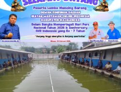 Peringati Hari Pers Nasional dan HUT IWO Indonesia Ke – 7 Tahun, DPD IWO Indonesia Majalengka Gelar Lomba Mancing