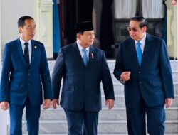 Presiden Prabowo Subianto, Luncurkan Badan Pengelola Investasi Daya Anagata Nusantara di Halaman Istana Kepresidenan Jakarta.