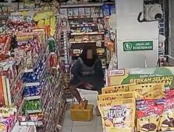 Diduga Pelaku Pencurian di Alfamart Liangjulang, Terpantau CCTV