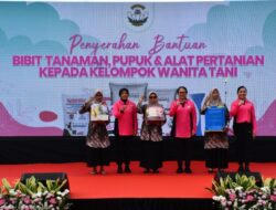 Ny. Juliati Sigit Prabowo Lakukan Peletakan Batu Pertama Pembangunan SMP Kemala Bhayangkari, Tanda Komitmen Pendidikan