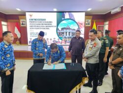 Pemkab.Majalengka Bersama Forkopimda Kab.Majalengka Menandatangani Kesepakatan Bersama (MoU) SIBER MALIK.