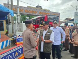 Forkopimda Kabupaten Majalengka Kunjungi Pos Pam Kadipaten, Pantau Arus Mudik