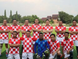 Wujud Kebersamaan Dengan Anggota, Kapolres Majalengka Gelar Pertandingan Sepakbola