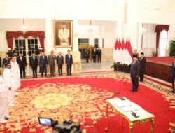 Mendagri Tito Dampingi Presiden Lantik Gubernur Kepulauan Bangka Belitung dan Papua Pegunungan