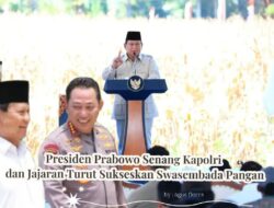 Presiden Prabowo Senang Kapolri dan Jajaran Turut Sukseskan Swasembada Pangan