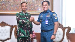 Jalin Sinergitas, Danpasmar 1 Terima Courtesy Call Kepala KSOP Marunda