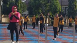 Tingkatkan Imun Tubuh Personil Majalengka Laksanakan Senam dan Olahraga Bersama