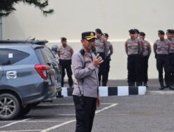Wakapolres Majalengka Pimpin Apel Konsolidasi Usai Pengamanan Aksi Unras