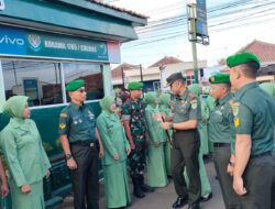 Dandim 0617/Majalengka Kunjungi Makoramil 1705/Cikijing, Ajak Prajurit Tingkatkan Etos Kerja dan Kebersamaan