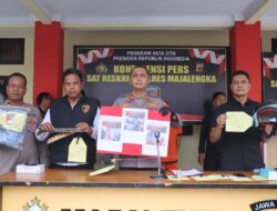 Polres Majalengka Berhasil Mengamankan Empat Pelaku Pencurian dengan Kekerasan