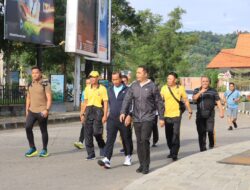 Car Free Day Polres Majalengka Meriahkan Hari Bhayangkara Ke-79