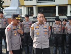 Kapolres Majalengka Pimpin Langsung Aksi Audiensi Paguyuban Sopir Angkutan Barang