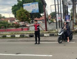 Ciptakan Situasi yang Kondusif, Sat Samapta Polres Majalengka Gatur Lalin Pagi Untuk Pelihara Kamtibmas