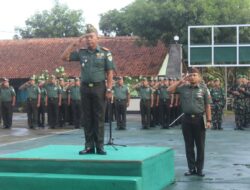 Kobarkan Semangat Nasionalisme, Pgs Kasdim 0617/Majalengka Pimpin Upacara di Makodim