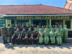 Letkol Inf Fahmi Guruh Rahayu Tinjau Koramil 1714/Jatitujuh, Dorong Babinsa Aktif dan Percaya Diri