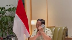 Melalui Sambungan Telepon Presiden Prabowo, Mengucapkan Selamat kepada Donald Trump atas Terpilih menjadi Presiden Amerika Serikat.