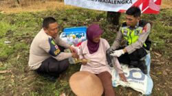 Peduli Kesehatan Petani, Polres Majalengka Kembali Gelar Bhakti Kesehatan Gratis di Hari Bhayangkara ke 79