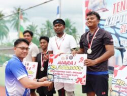 Kapolres Pidie Resmi Tutup Turnamen Tenis Lapangan dalam Rangka HUT Bhayangkara ke-79