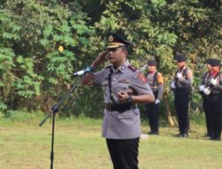 Kapolres Majalengka Pimpin Upacara Ziarah dan Tabur Bunga di Taman Makam Pahlawan Untuk Memperingati Hari Bhayangkara Ke-79