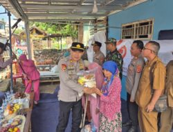Polres Majalengka Serahkan Kunci Rutilahu dan Pemberian 100 Paket Sembako Kepada Warga Desa Bongas Wetan