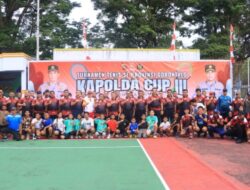 Kapolda Gorontalo Membuka Turnamen Tenis Lapangan Meriahkan HUT Bhayangkara ke-79 di Polda Gorontalo