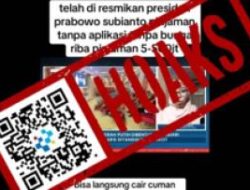 [HOAKS] Program Pinjaman dari Presiden Prabowo